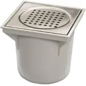 HorecaTraders Emmer Vloer Put | ABS | 45 l/min | Geborsteld