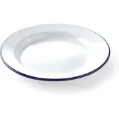 Super Merchant Plaat, geëmailleerd - plat, Bord, Blauw