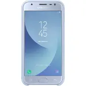 Samsung dual layer cover - blauw - Galaxy J3 2017