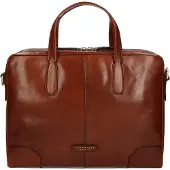 The bridge Vespucci Briefcase brown damestas