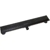 Badstuber douchegoot 60cm zwart
