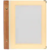 Securit MC-WRA5-BI A5 Metaal, Kunststof, Hout Beige, Transparant