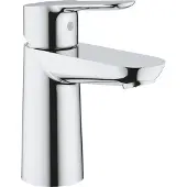 GROHE BauEdge Wastalfekraan S - Lage uitloop - Incl. Waste - Waterbesparend - Chroom