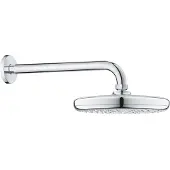 GROHE Tempesta - Hoofddouche 21 cm, 1 straalsoort, douchearm 29 cm, chroom 26412000