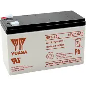 Yuasa NP7-12 Loodaccu 12 V 7 Ah Loodvlies (AGM) (b x h x d) 151 x 98 x 65 mm Kabelschoen 4.8 mm Onderhoudsvrij, VDS-certificering