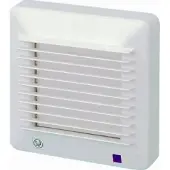 Soler & Palau muurventilator 96m3/h 17W aansluitklem vaste instelling lichtnet inbouw 55mm wit 5211543300
