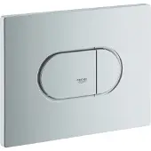 GROHE Arena Cosmopolitan bedieningsplaat 2-knops frontbediening horizontaal Mat Chroom