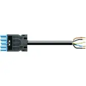Wieland Electric 92.258.1063.9 Aansluitkabel Zwart 1 m