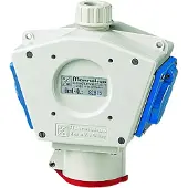 MENNEKES STANDARD DELTA-Box 92915, met 1x CEE-stopcontact (16A, 5P) en 2x Schuko-stopcontacten (16A)