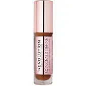 Revolution Beauty Conceal & Define Concealer Volledige dekking & lichtgewicht langdurige matte finish Veganistisch & dierproefvrij C15 Donkere tot don