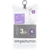 Simplehuman Vuilniszakken Code K - 38 Liter (60 stuks)