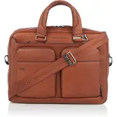 Piquadro Black Square Computer Briefcase 15" tobacco schoudertas heren