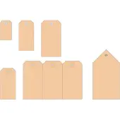 Herma Hanglabel 80x150 mm met Plasticoogje 250 st.