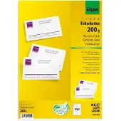 Sigel - visitekaartjes - wit - 85x55 mm - 200 gram - 150 stuks -SI-DP839