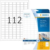 Herma Power etiketten nr. 10916, 25,4 x 16,9 mm, zelfklevend, extreem sterk hechtend, papier, mat, 2800 st.