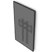 SMS PW030008 90'' Antraciet, Grijs flat panel muur steun