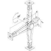 Newstar FPMA-W500 - Muursteun