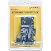 DeLOCK PCI Express Card to 4 x Serial, 1 x Parallel
