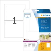 Herma CD-inlegger voor Jewel Case, A4, 151 x 118 mm, wit, van karton, niet klevend