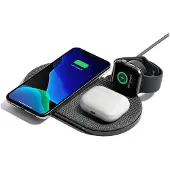 Native Union Drop XL Dubbele Draadloze + Apple Watch Oplader Grijs