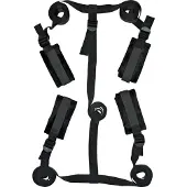 Sex & Mischief S&amp;M - bondage set voor bed - verstelbare riemen - zwart