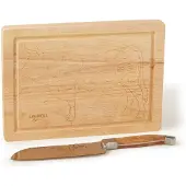 Laguiole Style de Vie Luxury Line santokumes met vleesplank