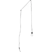 QAZQA Design hanglamp zwart 1-lichts met stekker - Cavalux