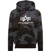Alpha industries Sweatshirt 'Basic Camo' zwart