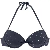LASCANA Bikinitop navy / wit