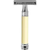 Edwin Jagger s Double Edge Safety Imitation Ivory & Chrome Plated Ref.DE87BL Scheermes - 1stuks | Voor Mannen