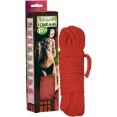 Shibari Rope - bondage touw (10 m, rood)