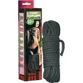 Shibari Rope - bondage touw (10 m, zwart)