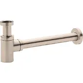Mueller Star Luxe sifon laag 11/4" geborsteld staal