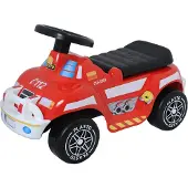 Plasto Brandweerwagen - Off-Road - - OneSize - Loopfietsen