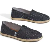 Toms - Women's Alpargata Rope Chambray Espadrille - Sneakers 6, zwart