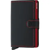 Secrid Miniwallet Wallet Matte black & red