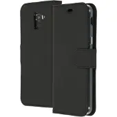 Accezz Wallet Softcase Bookcase voor de Samsung Galaxy J6 - Zwart