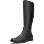 Camper Campervoor vrouwen. K400451-001 Mil Leren Laarzen zwart (35), Leer, 1 tot 3 cm, Ritssluiting, Casual