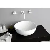 SSI Design Solid Thin waskom 32x12,5cm mat wit