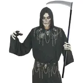 Widmann - Opvouwbare Zeis 101 Centimeter - Zwart - Halloween - Verkleedkleding