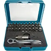 Makita P-79790 Ratelset + bitset, 32-delig