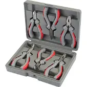 Silverline 6-delige mini tangen set | 6-delige set - 633889