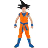 Rubies VERKLEEDKOSTUUM SANGOKU JONGEN 9/10 JAAR Oranje, Koper, Mandarijn