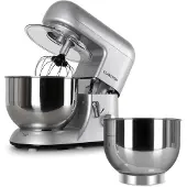 Klarstein Bella Argentea complete set keukenmachine + extra schaal - zilver
