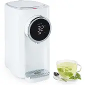 Klarstein Hot Spring Plus heetwaterdispenser 5l rvs watertank 45-95 °C wit