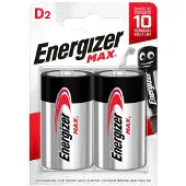Energizer Max LR20 D batterij (mono) Alkaline 1.5 V 2 stuk(s)