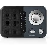 Nedis RDFM1300GY, zwart, grijs