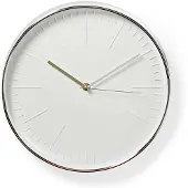 Nedis Wandklok | Emma | | Ø 30 cm (Zilver)