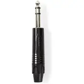Nedis 6.35 mm jack plug | M | (Stereo, Metaal)
