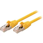 Valueline VLCP85121Y025 Cat5e Sf/utp Netwerkkabel Rj45 (8/8) Male Rj45 (8/8) Male 0.25 M Geel